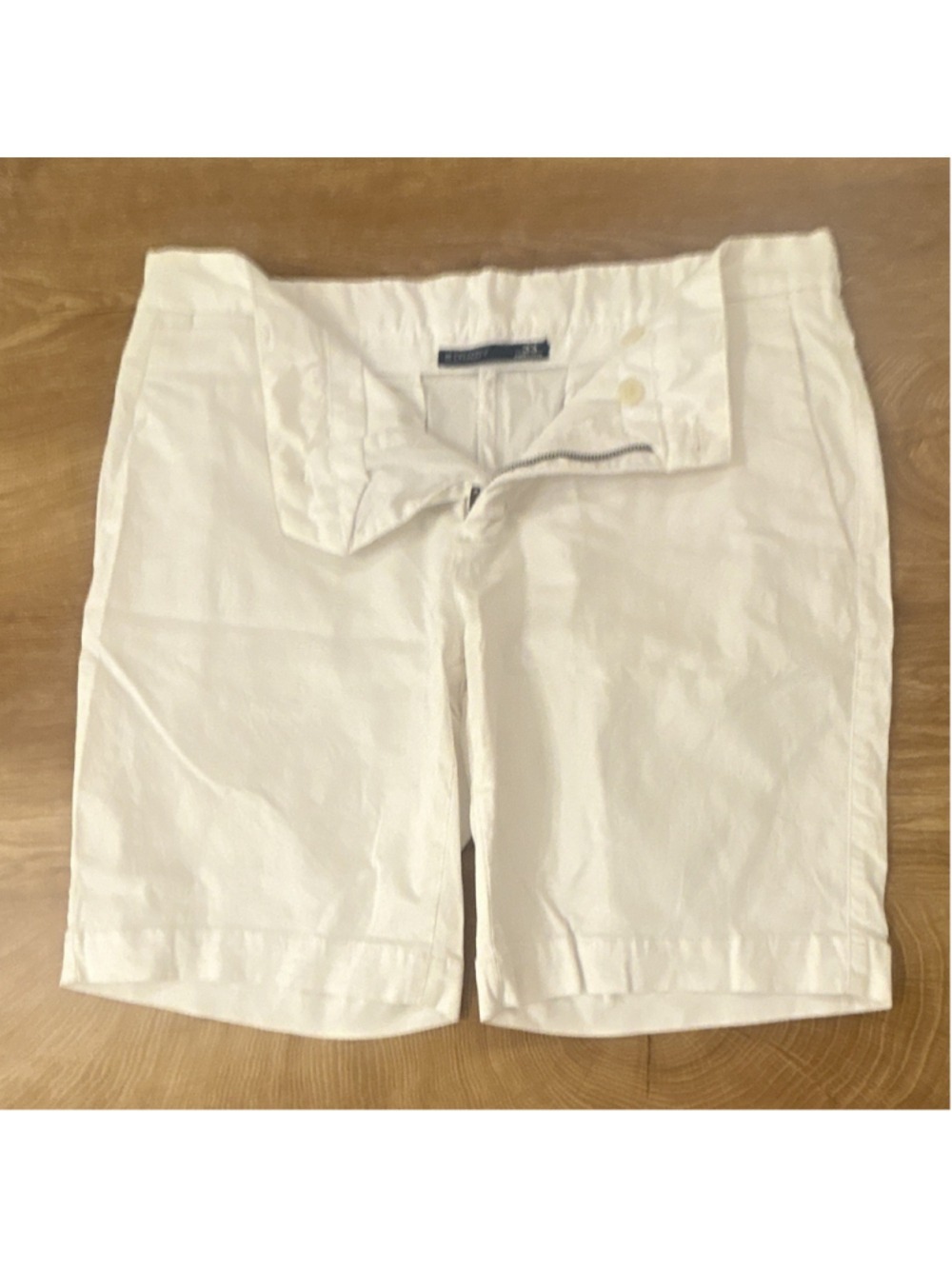 B. Draddy Men's White Chino Shorts Golf Tennis W33